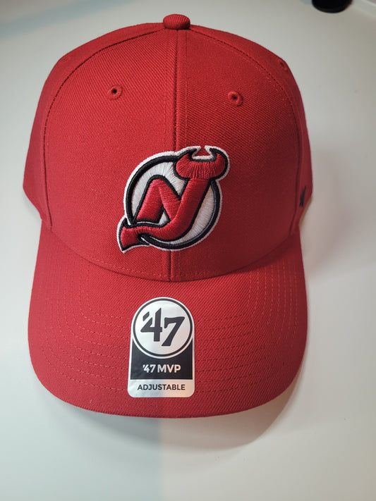 New Jersey Devils '47 MVP Adjustable Baseball Cap – NHL – Red – NWT