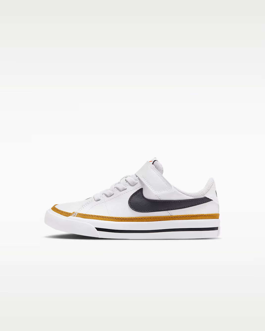 Nike Court Legacy Kids Sneakers – White/Black/Gum – Youth Size 12 – NWT