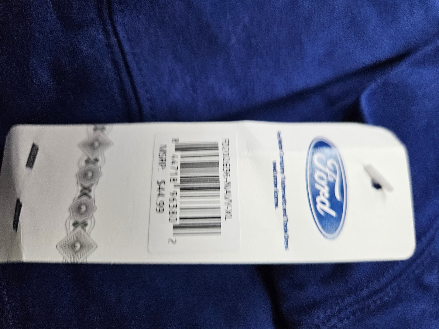 Ford Mustang Crop Pullover Hoodie — Royal Blue | Size XL | Officially Licensed | NWT