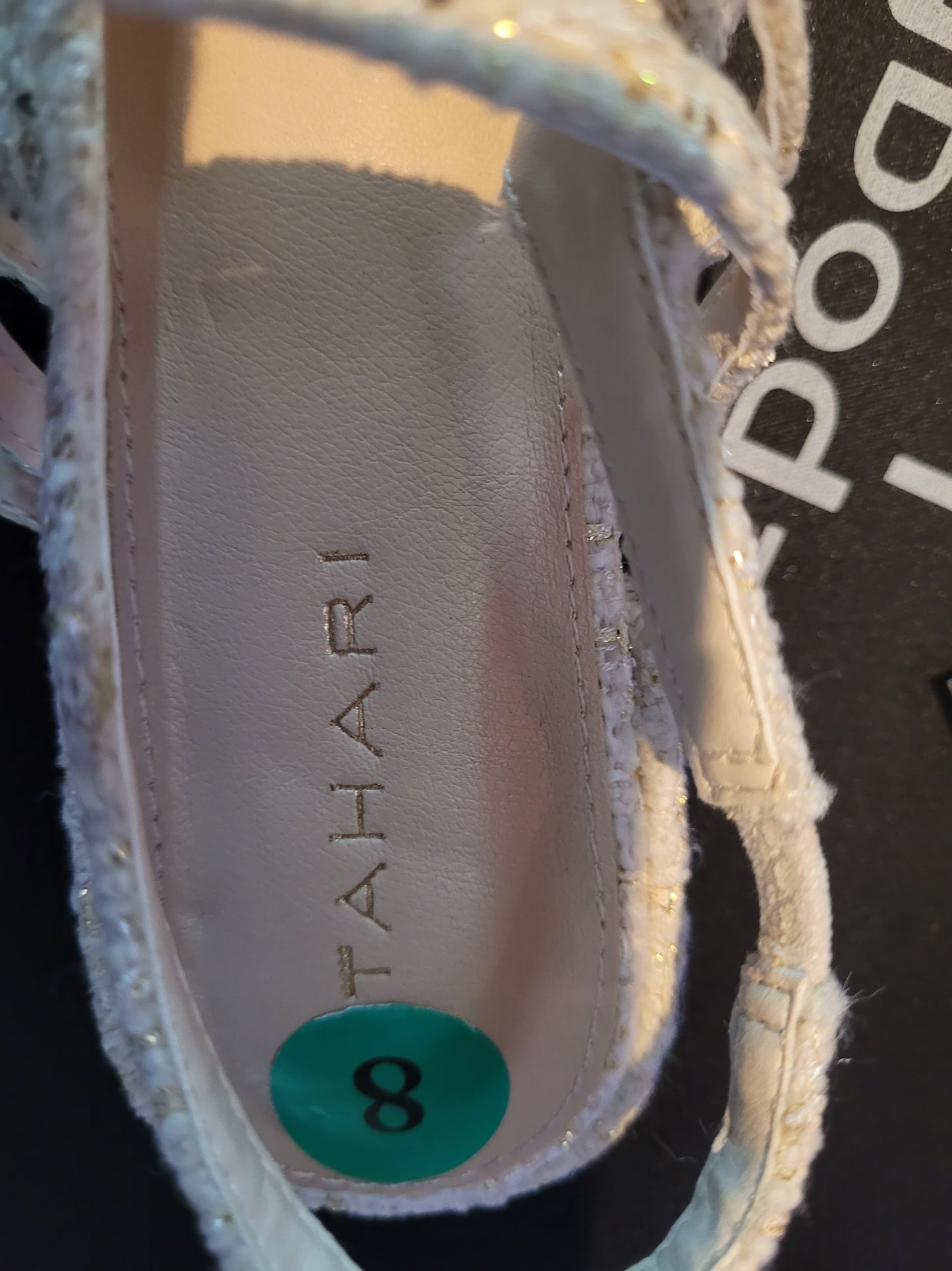 Tahari Tweed Ballet Flats
