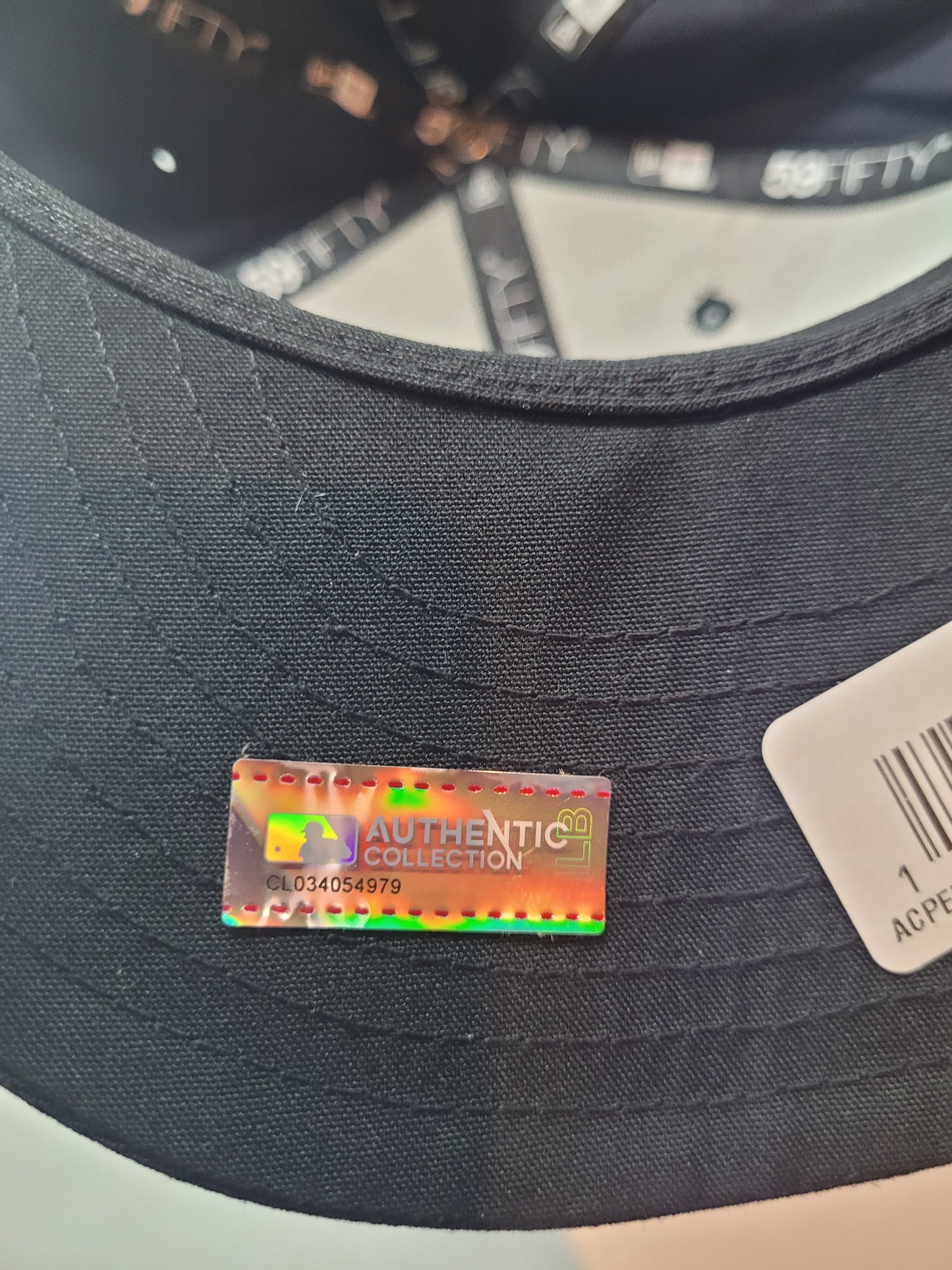 Detroit Tigers New Era 59Fifty Fitted Cap – MLB – Navy & White – Size 6 7/8 – NWT
