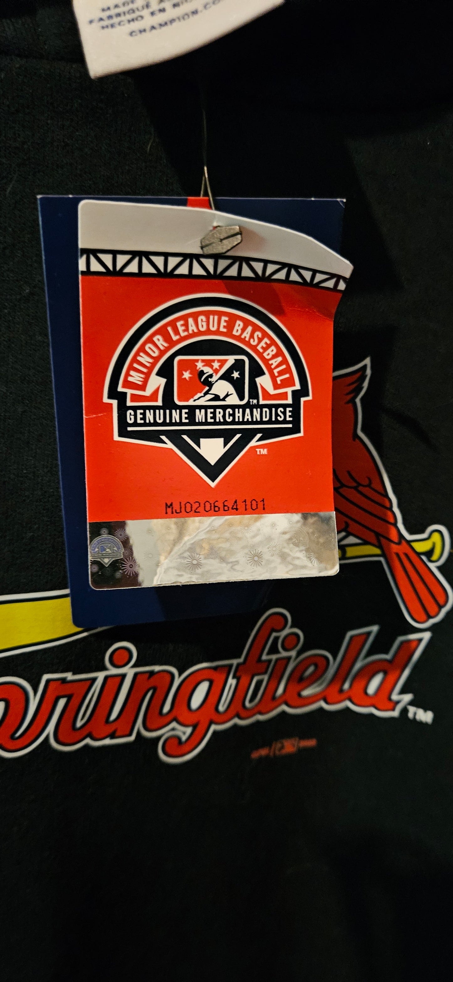 Springfield Cardinals MiLB Hoodie – Champion | Youth L (10-12) | NWT