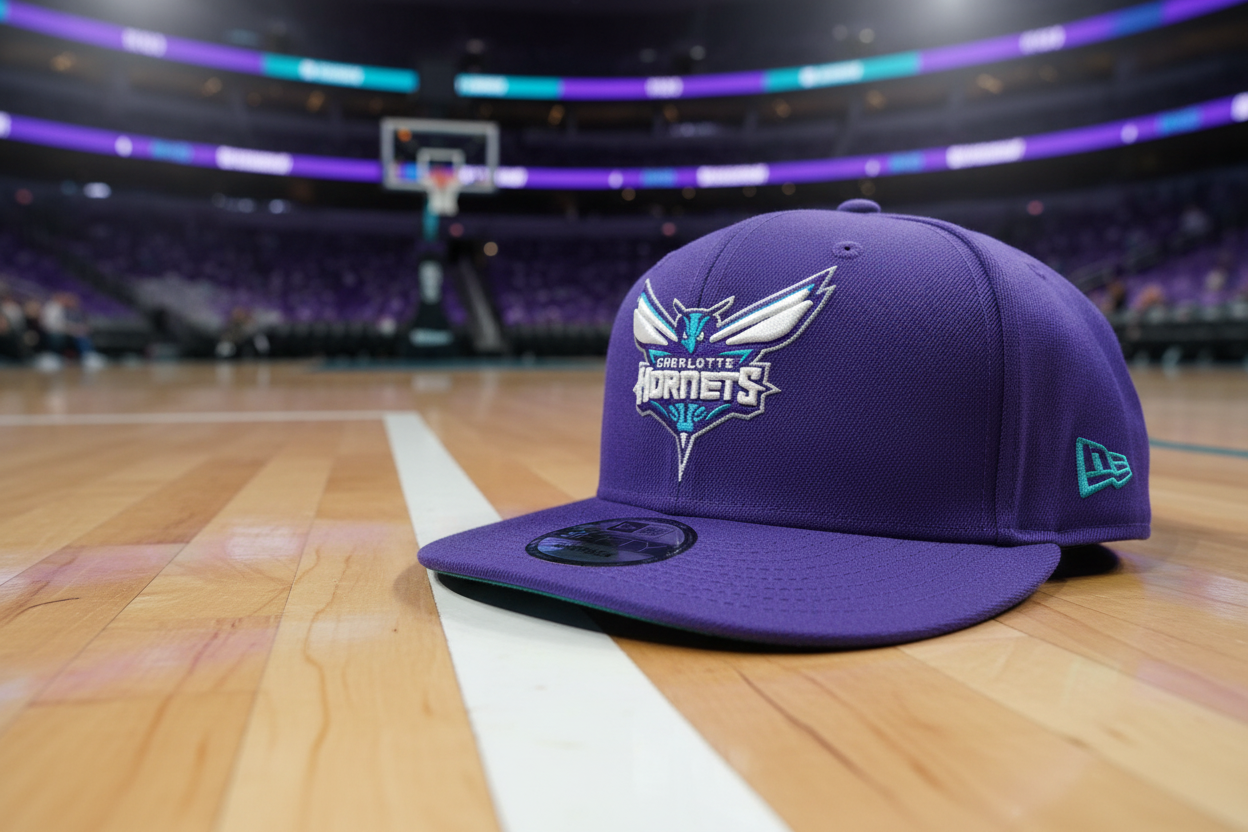 Charlotte Hornets New Era 9Fifty Snapback Display