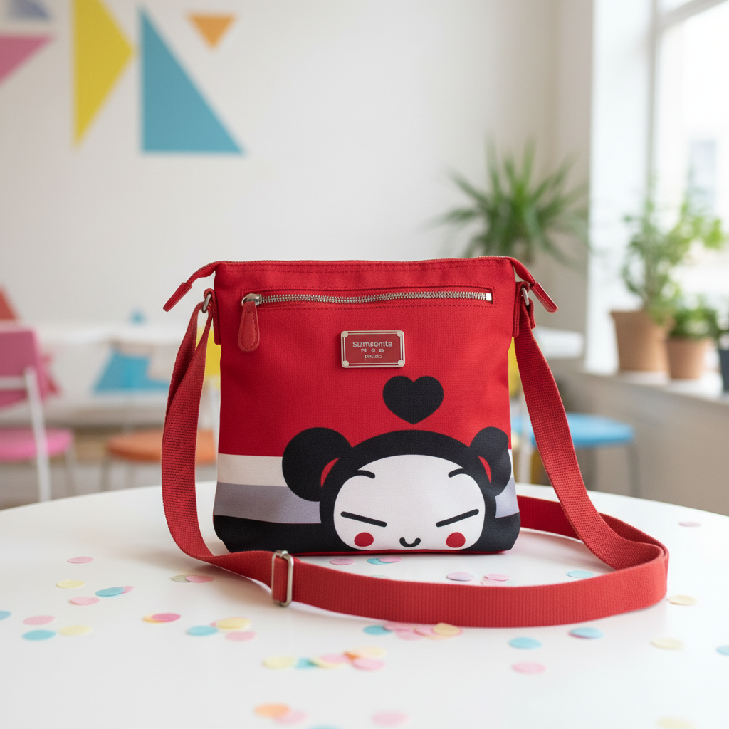Samsonite RED x Pucca marketing photo