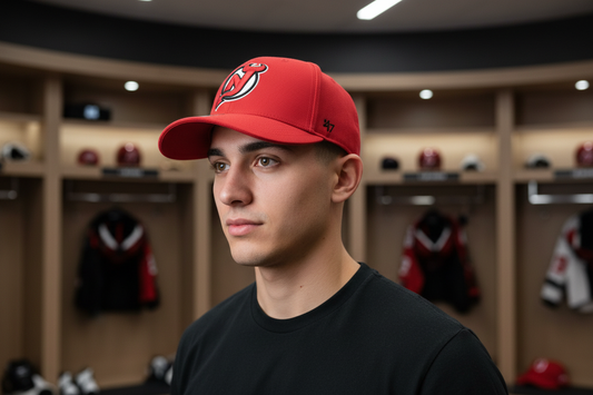 NJ Devils '47 MVP Cap Display