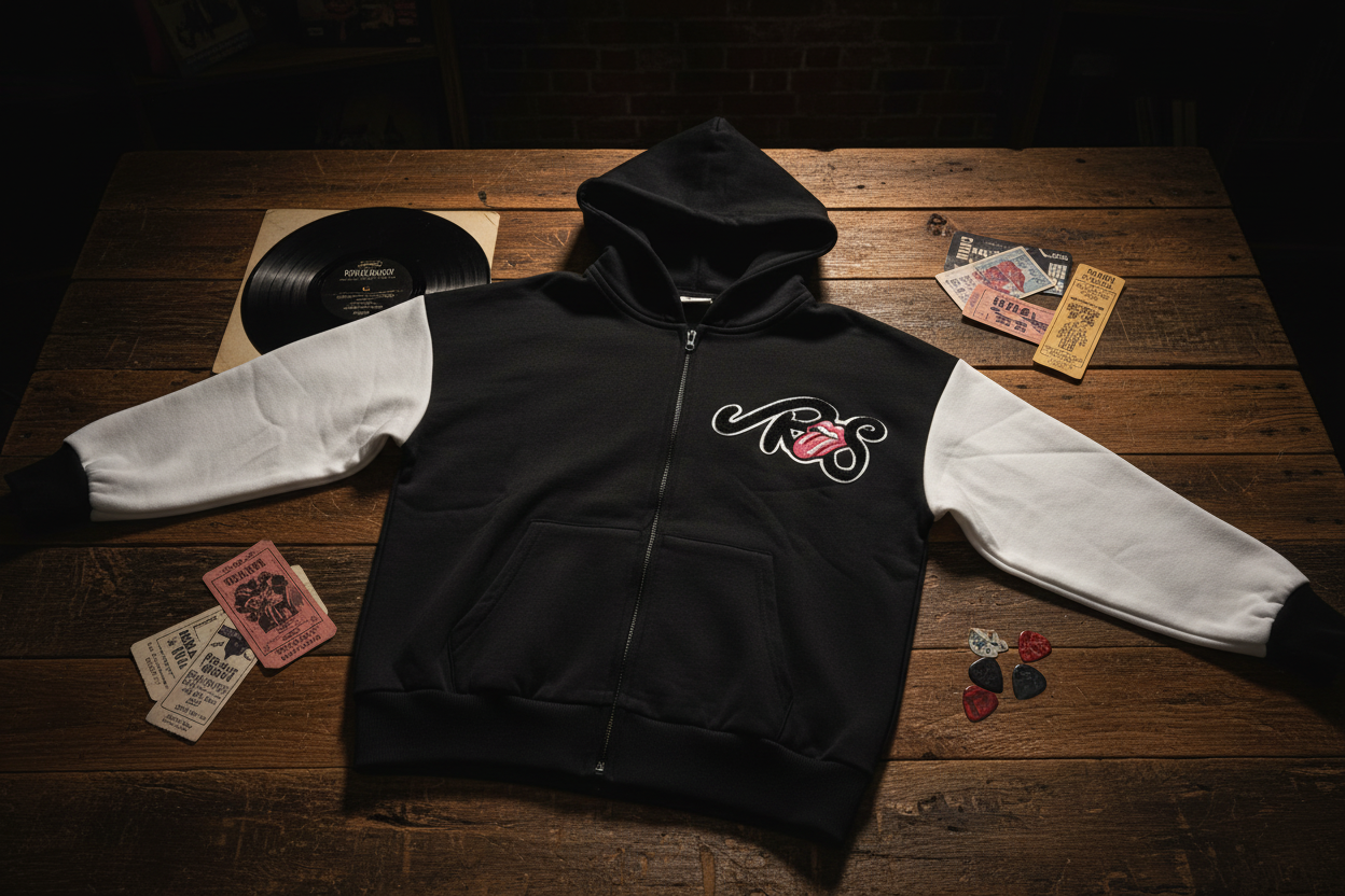 Rolling Stones Zip Up Sweatshirt